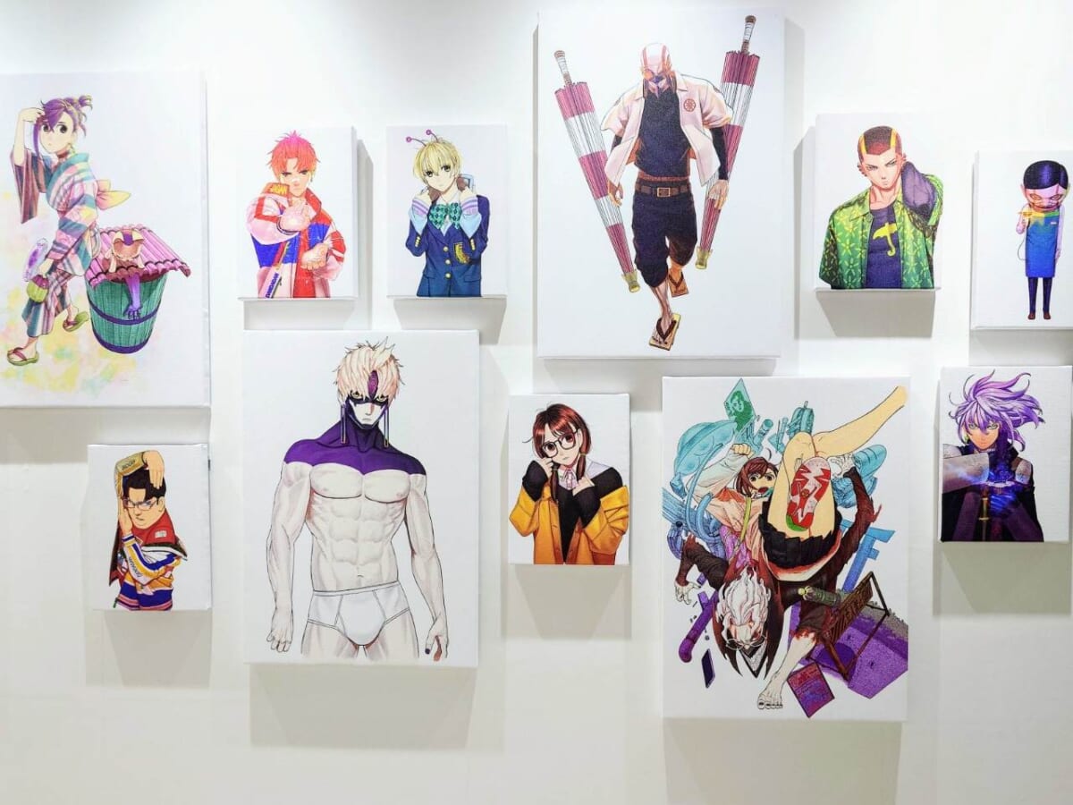 東京都豊島区・池袋・サンシャインシティ 展示ホールA「ダンダダン ゲンガテン」2025年6月20日（金）～2025年7月6日（日）、3章「メイキング・オブ・ダンダダン」2