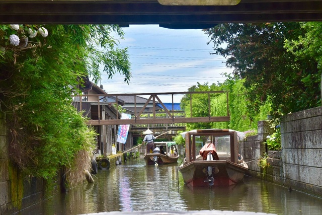 船上写真 十二橋めぐり 風景
