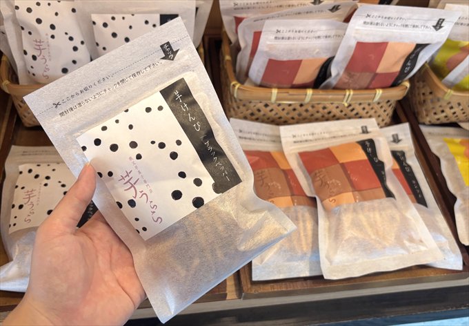 パッケージが可愛らしい「うららのけんぴ」
