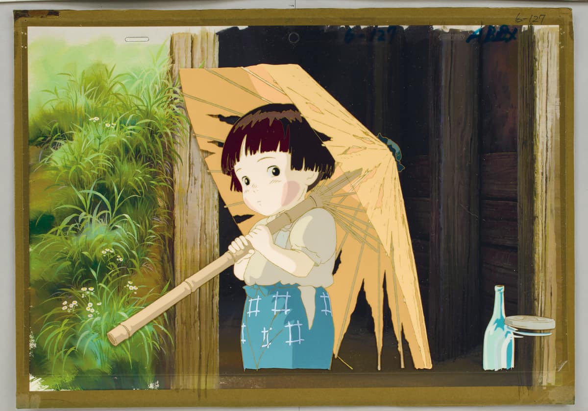 『火垂るの墓』 セル画+原画 © 野坂昭如/新潮社,1988