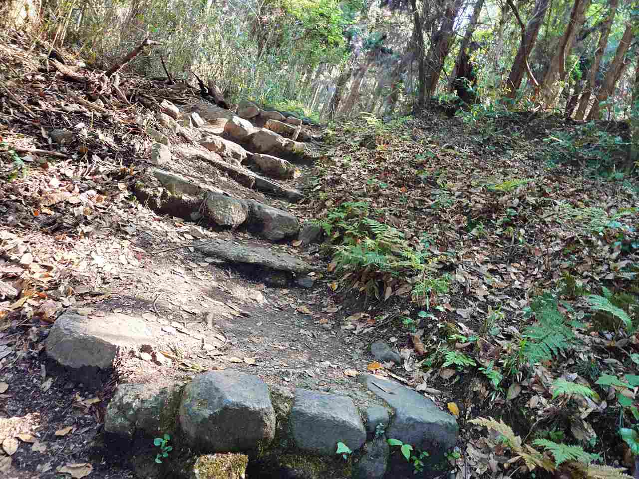 奈良県桜井市・「山の辺の道」」大神神社から檜原神社までの小径3