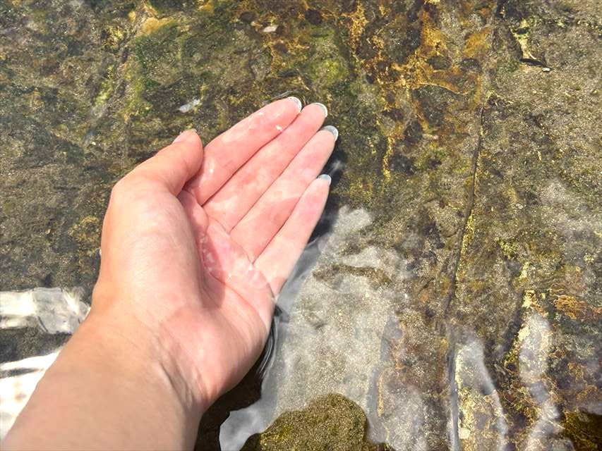 粟又の滝 水
