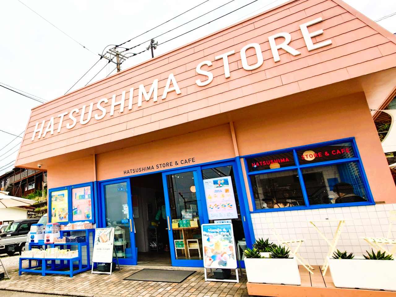 静岡県熱海市・「初島」お土産・スイーツ「HATSUSHIMA STORE & CAFE」外観