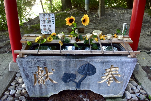 髙瀧神社 手水舎
