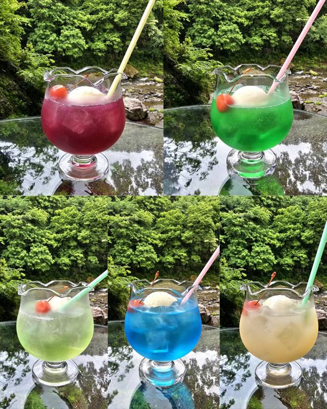 水の音 クリームソーダ 5種