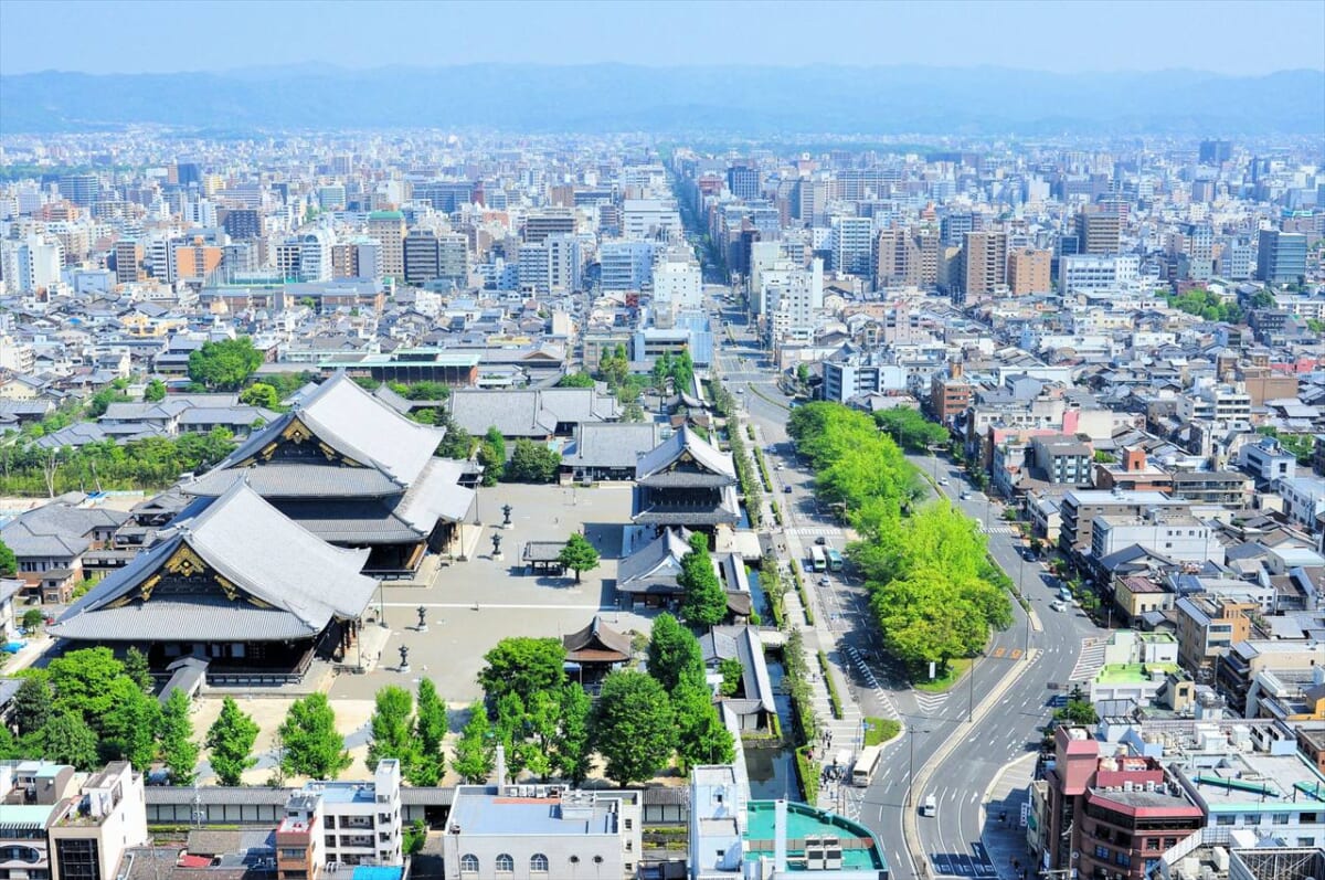 京都　空撮