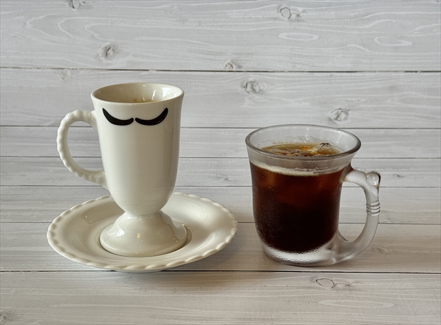 びっくりドンキーのコーヒー　ホット・アイス