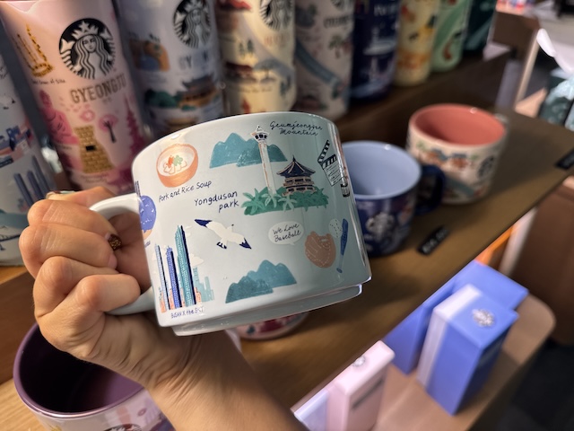 韓国　スタバ　仁川空港　ご当地　グッズ　アンニョン　釜山