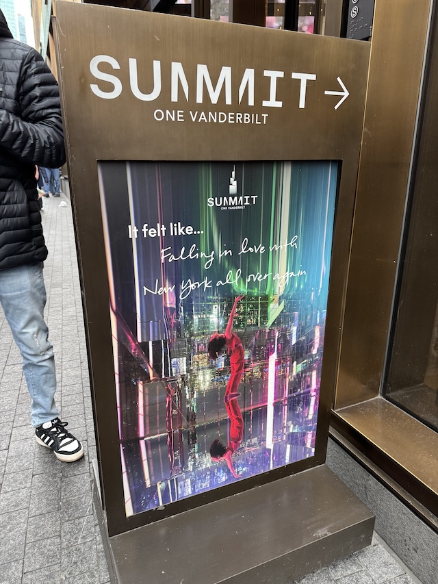 SUMMIT One Vanderbilt ニューヨーク　展望台　入り方