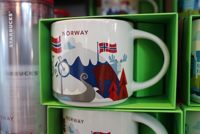 ノルウェー　ベルゲン　スターバックス　限定　アナ雪