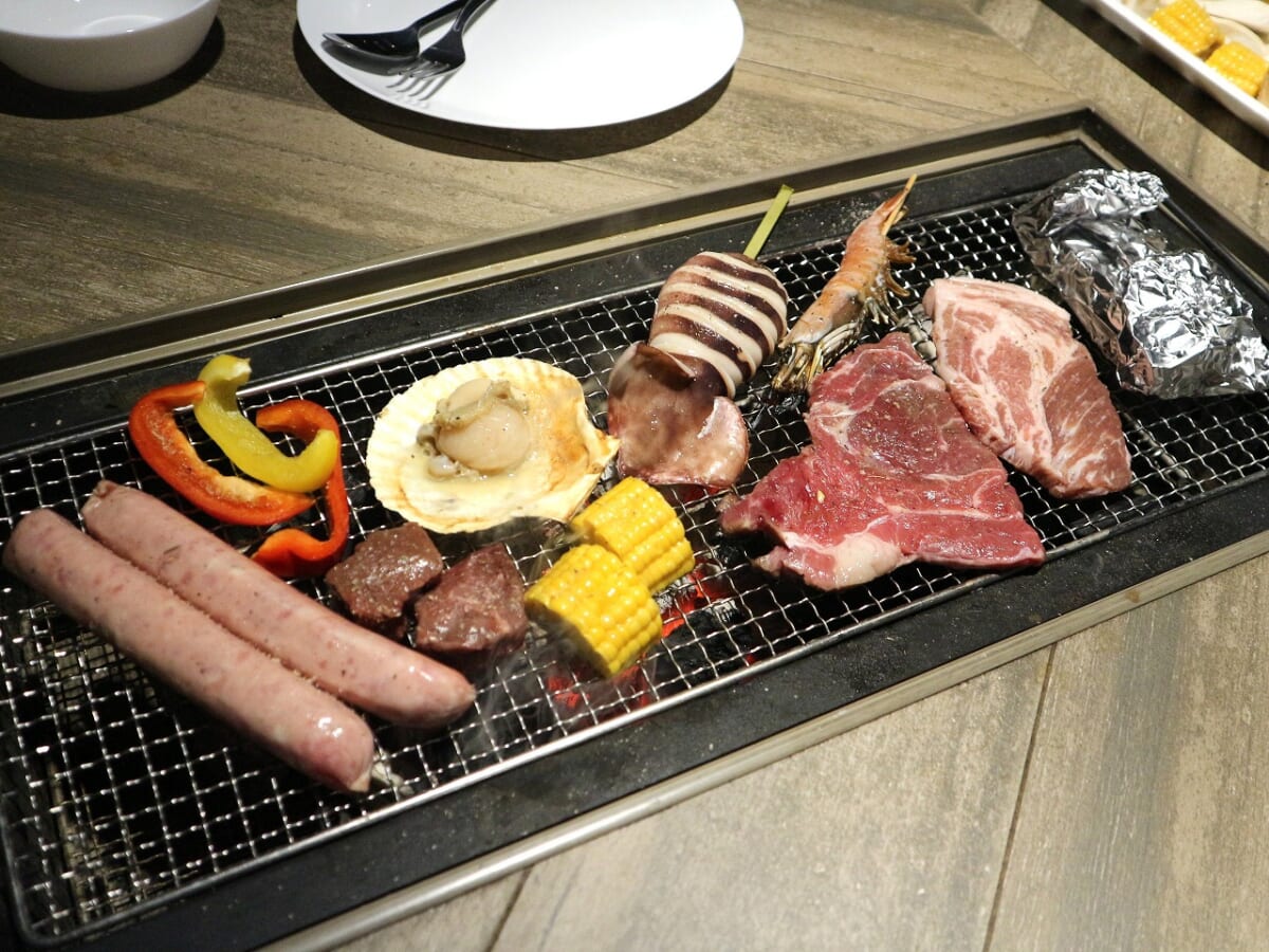 BBQの様子