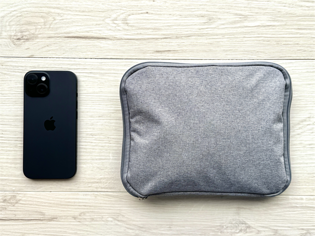 ダイソーの「スマートウォッチバンド収納ケース」大きさ比較