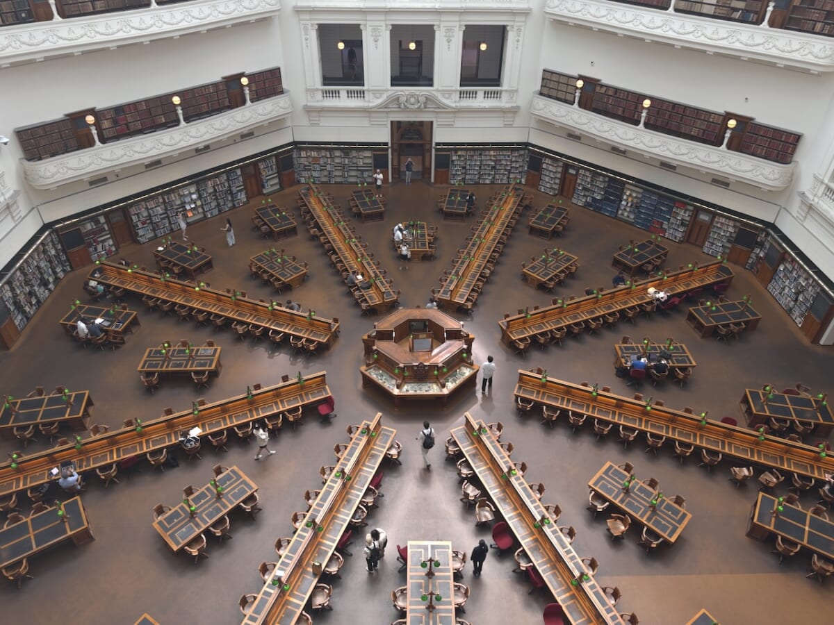 【世界一美しい図書館！？入場無料！】フォトジェニックなビクトリア州立図書館｜オーストラリア・メルボルン