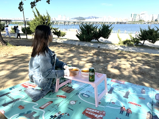 韓国 ソウル 漢江ラーメン インスタントラーメン 韓国ドラマ ピクニック