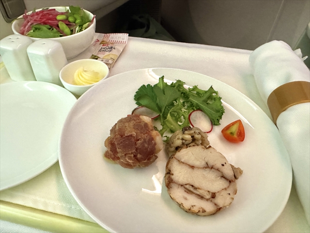 ベトナム航空機内食　洋食