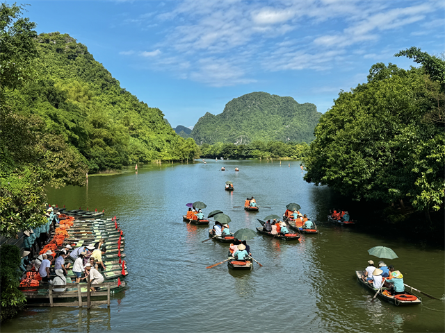 チャンアン手漕ぎボートクルーズ　観光スポット