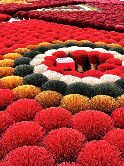 クアン・フー・カウ 線香工芸村　撮影スポット