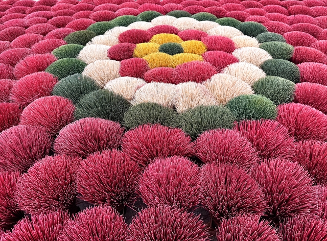クアン・フー・カウ 線香工芸村　写真映えスポット