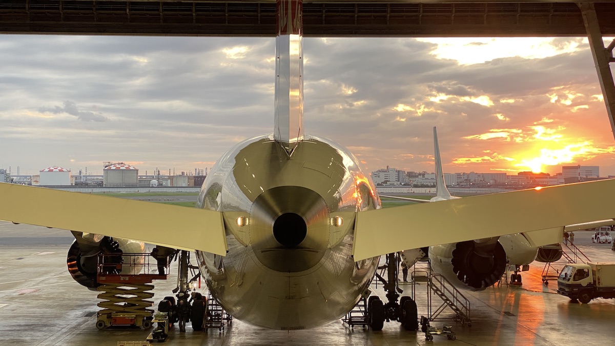 第2格納庫の機体（お尻の部分）2