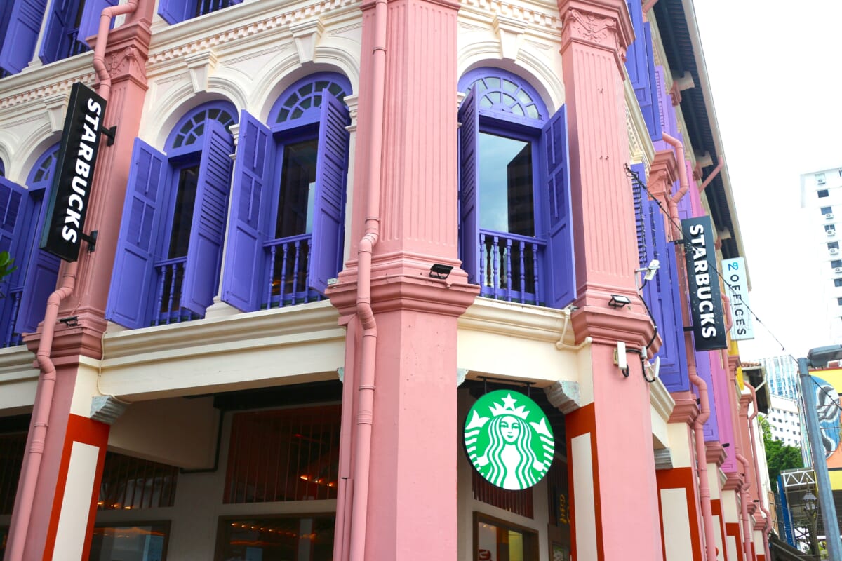 シンガポール 37スミスストリート店 チャイナタウン スターバックス 外観