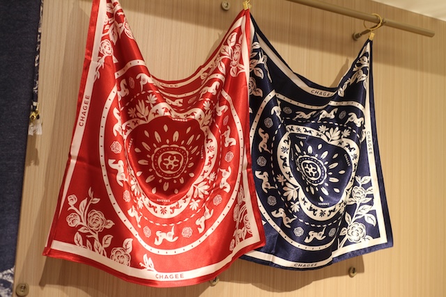 CHAGEE チャジー 日本未上陸　ティーブランド　シンガポール　スカーフ