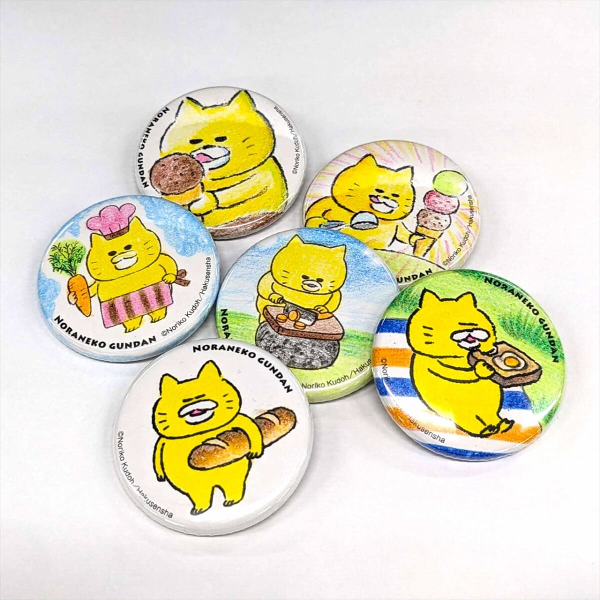 ノラネコぐんだん　缶バッジ