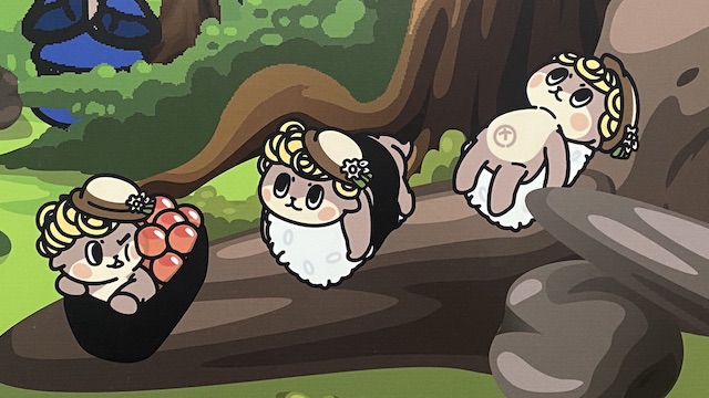 道の駅「かわうその里すさき」で一際目立つ!しんじょう君 ローソン イートインコーナー 寿司