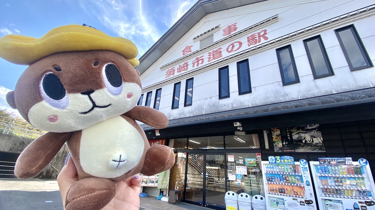 道の駅「かわうその里すさき」しんじょう君　ぬいぐるみ　外観