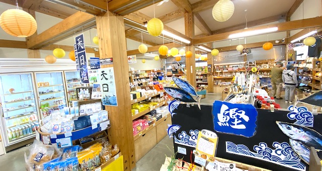 道の駅ビオスおおがた 店内