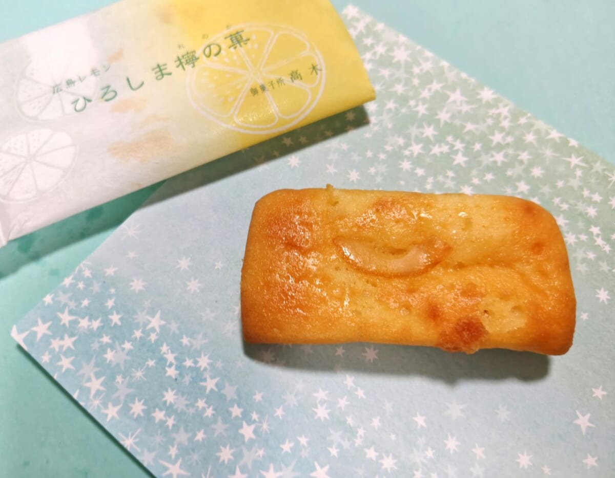 広島県広島市・広島駅「みやげ街道エキエ広島店」広島レモンケーキ／御菓子所 高木「ひろしま檸の菓（れのか）」2