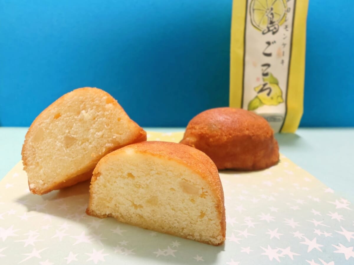 広島県広島市・広島駅「みやげ街道エキエ広島店」広島レモンケーキ／島ごころ「瀬戸田レモンケーキ島ごころ」2