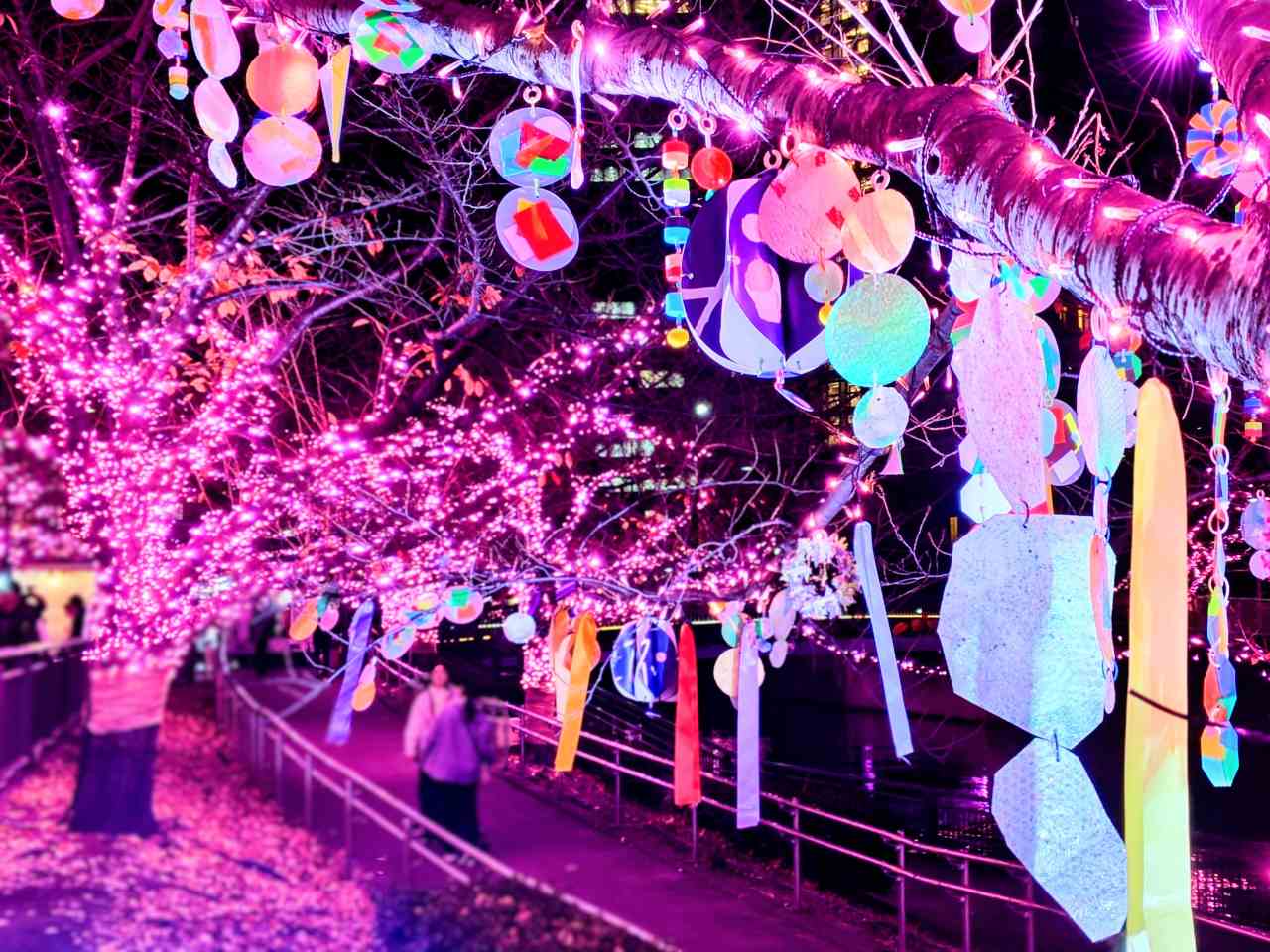 東京都品川区・「目黒川みんなのイルミネーション2025」みんなのきらきらのき5