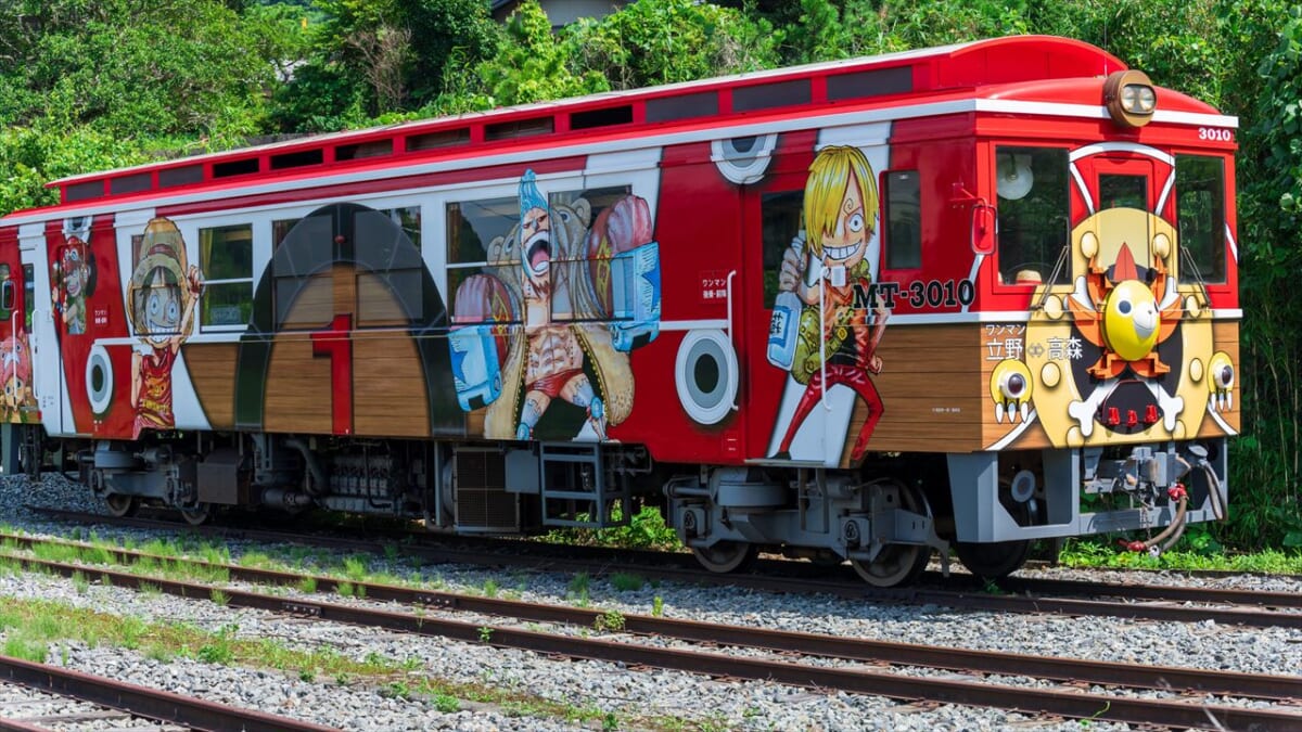 ワンピース　電車