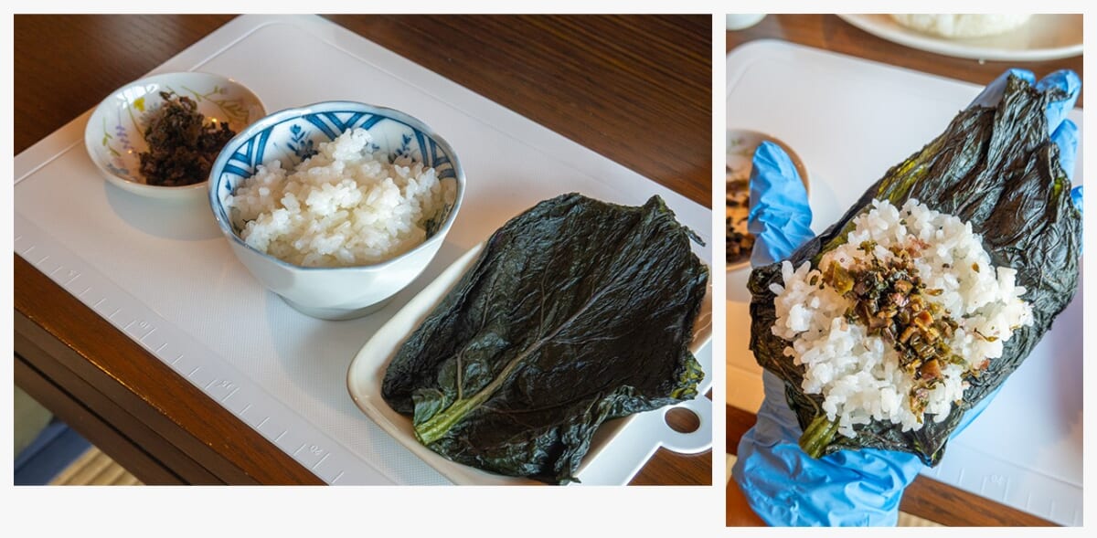 めはり寿司体験