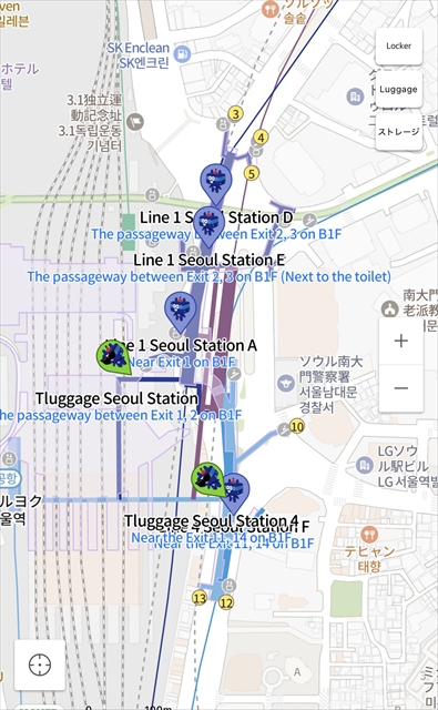 Tロッカー（T-locker）マップ