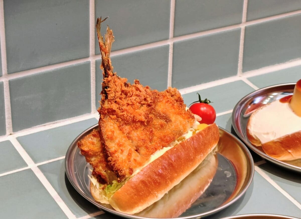 静岡県熱海市・「熱海プリンファクトリー」熱海プリンこっぺプレミアム「アジフライ タルタルソース」