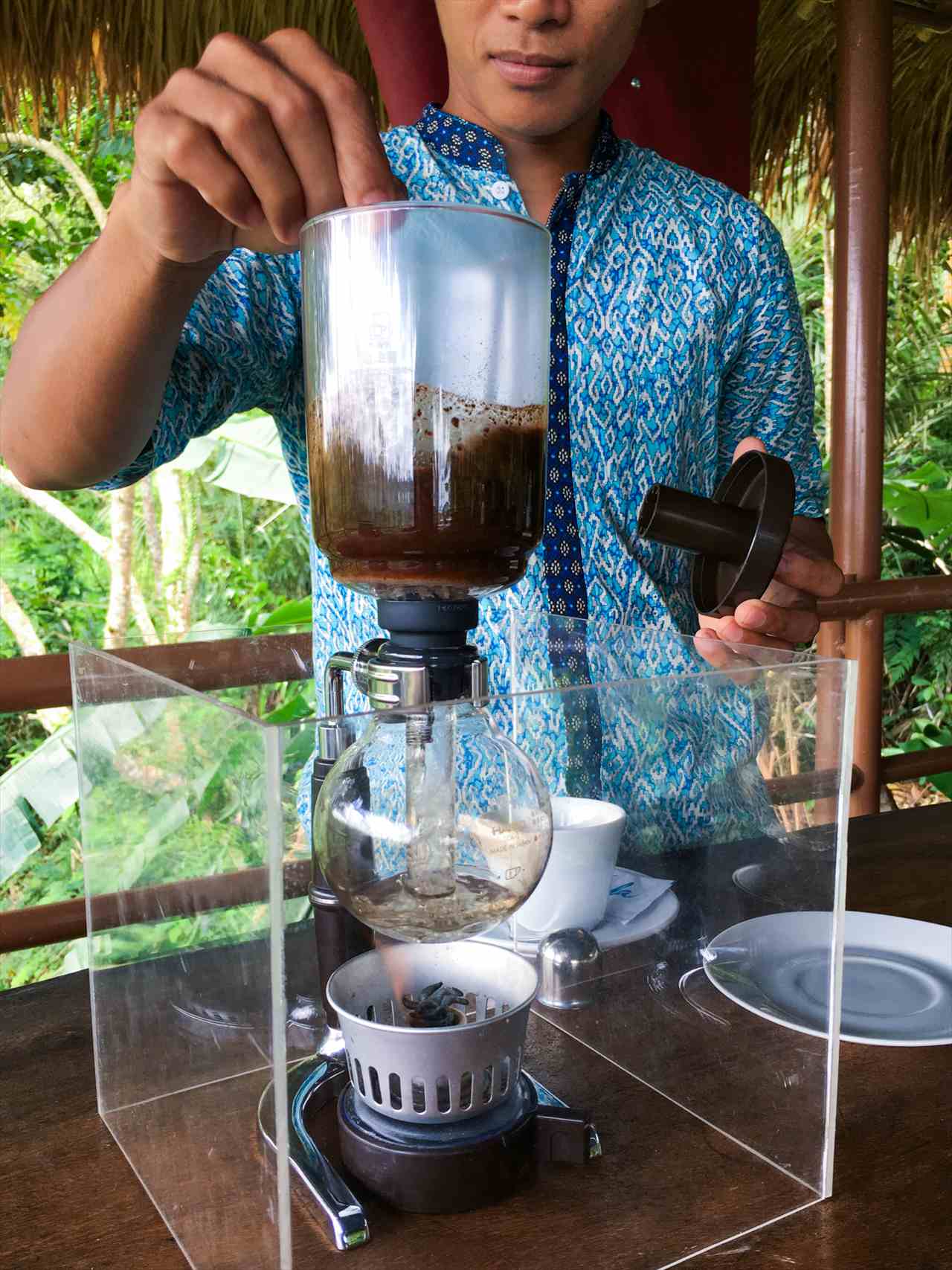 ルワックコーヒー抽出