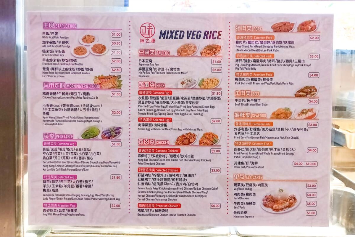 経済飯　メニュー