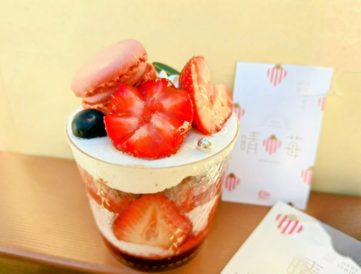 東京都江戸川区・「フォーシーズンズカフェ」の「晴苺スイーツフェア2026」晴苺トライフル2