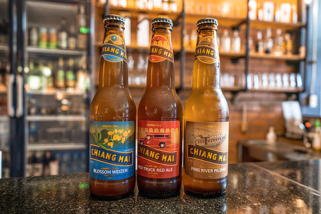 Koenji Guest House & Bar Chiang Maiで販売されているチェンマイのクラフトビール