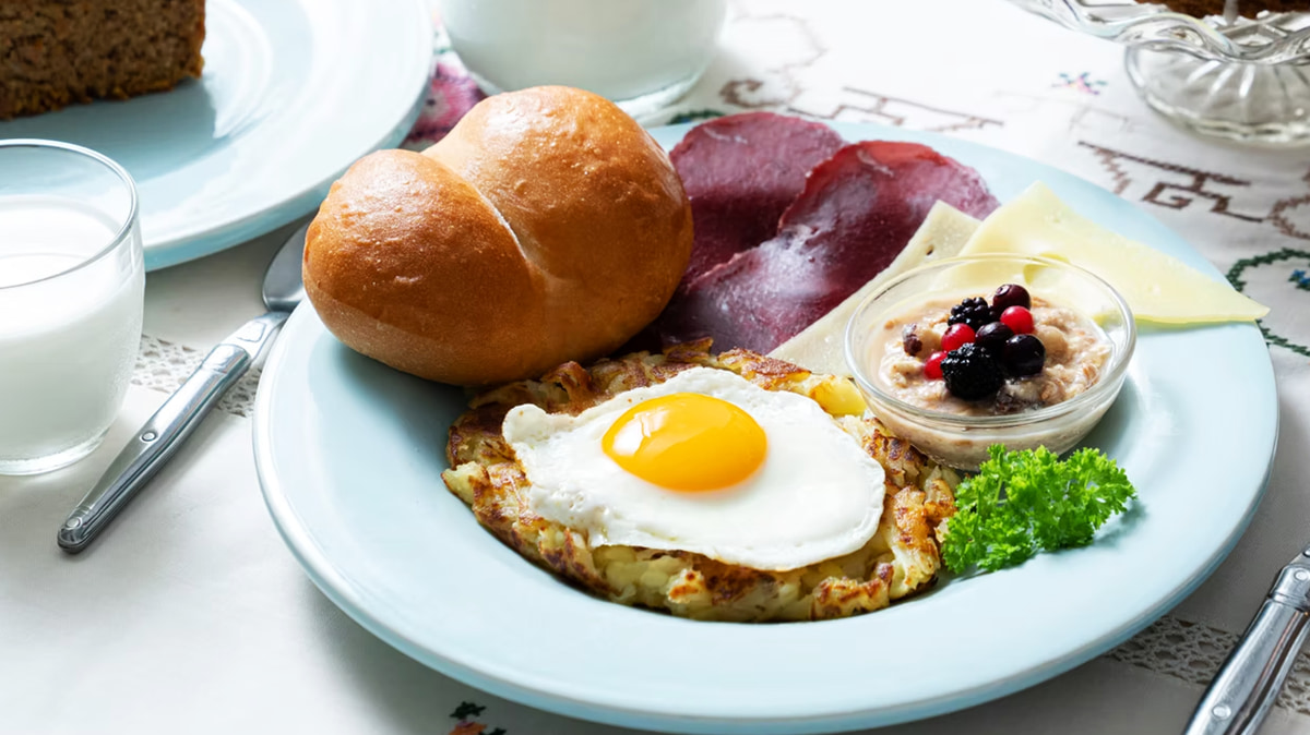 taste of world 世界の朝ごはん、人気ベスト3、スイスの朝食プレート