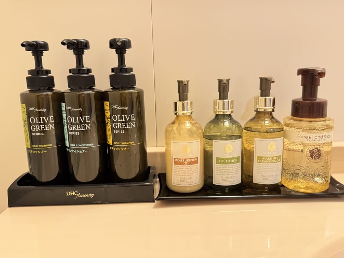 「赤沢温泉ホテル」バスアメニティ