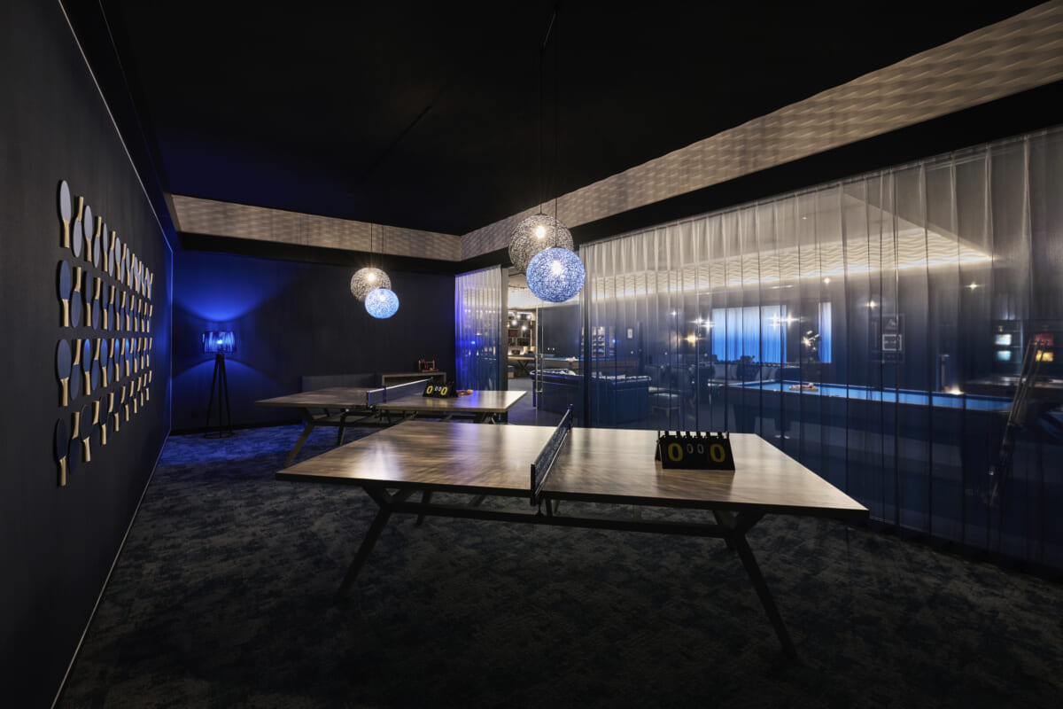 赤沢温泉「DEEP SEA LOUNGE」内観