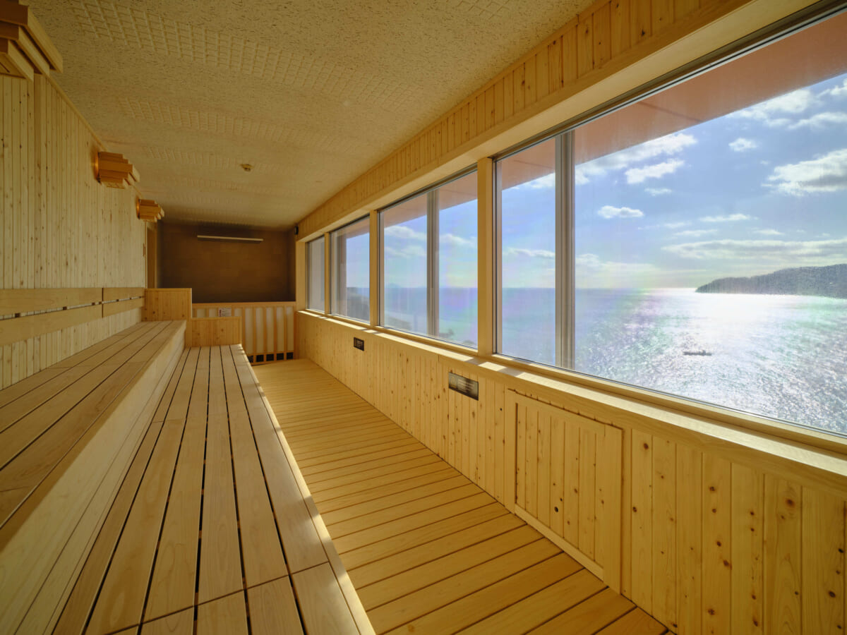 「赤沢温泉日帰り館」サウナ