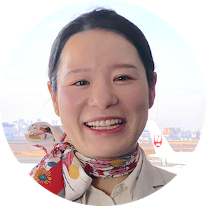 JAL インタビュー　グランドスタッフ 川上 七星さん