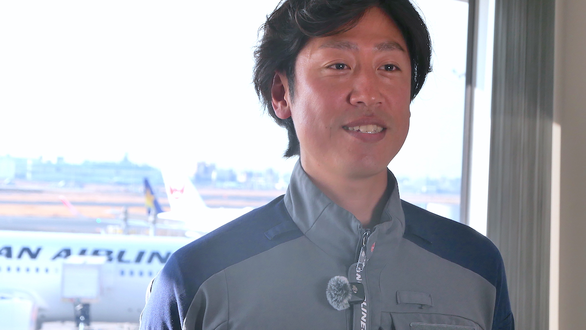 JAL インタビュー　整備士　佐久間さん7