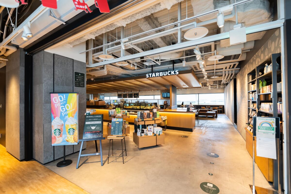 羽田空港　第1ターミナル　スターバックスコーヒー　5階　絶景　穴場