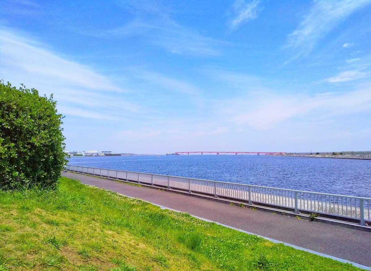 京浜島つばさ公園　海沿い