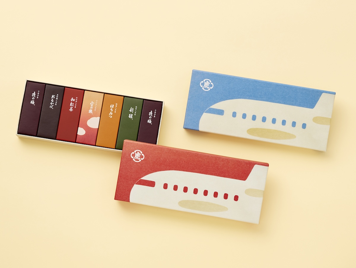 とらや 空港限定パッケージの小形羊羹2