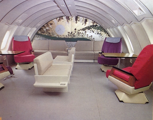 *1970年 アッパーデッキ ボーイングB747型機